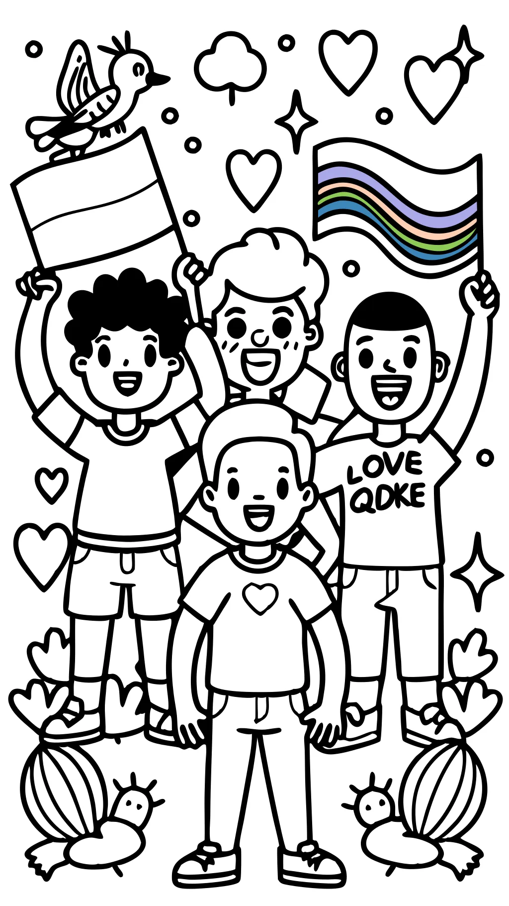 gay coloring pages